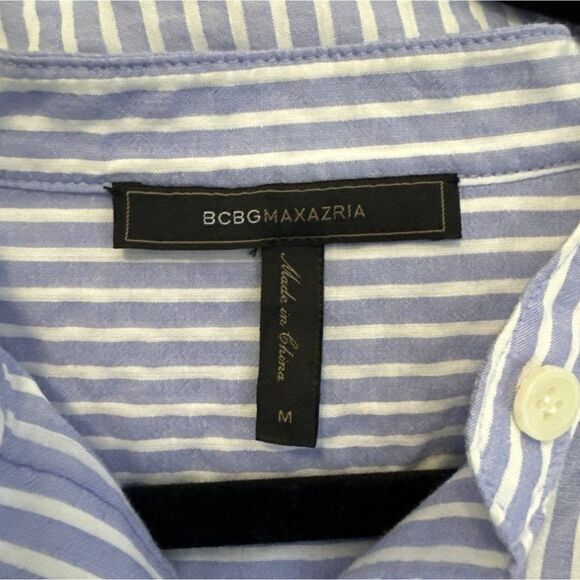 BCBG MaxAZRIA Women's Stripped Shirt Size M - Picture 5 of 7